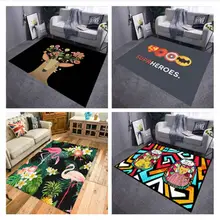 INS, противоскользящие ковры, Мультяшные персонажи, супер герой, подходят для печати, коврики для ванной комнаты, кухни, олень рождественское, детский коврик для спальни