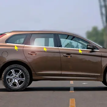 

Bright Bottom Window frame Sill COVER trim 6pcs/set forVOLVO XC60 2009-2015