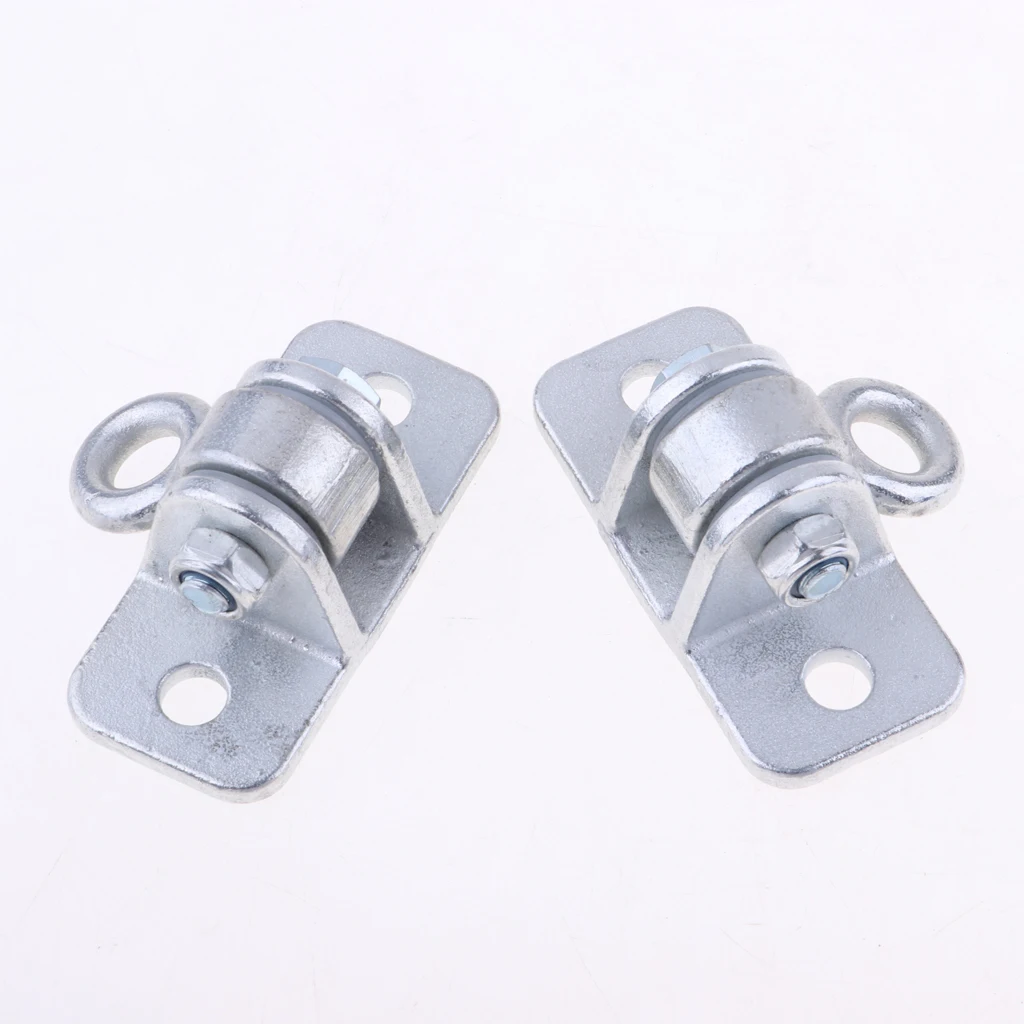 Perfeclan 1 Pair Swing Hanging Hooks Chain Anti-rust Hammock Ceiling Kits With 4 Screws for Swings Sandbag 