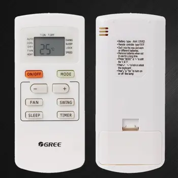 

Remote Control Universal Air Conditioner Controller Replacement for Gree AC YX1F Yx1f5f Yx1f1 Yx1f2 Yx1f3 Yx1f4 Yx1f5