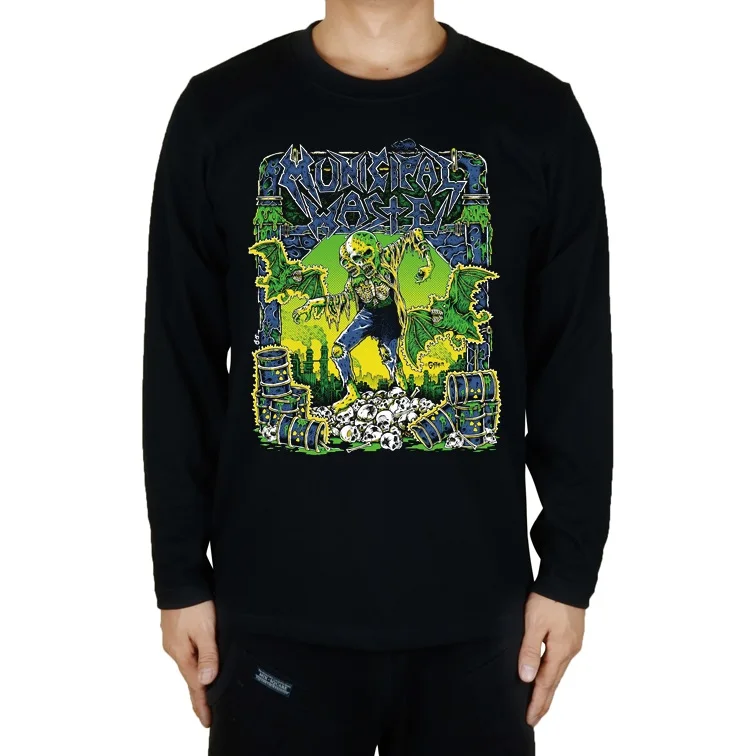 8 видов Харадзюку с длинным рукавом хлопок тройник городской отходов рок Бренд рубашка 3D череп панк, хард-рок тяжелый металл Хэллоуин уличная - Цвет: 8