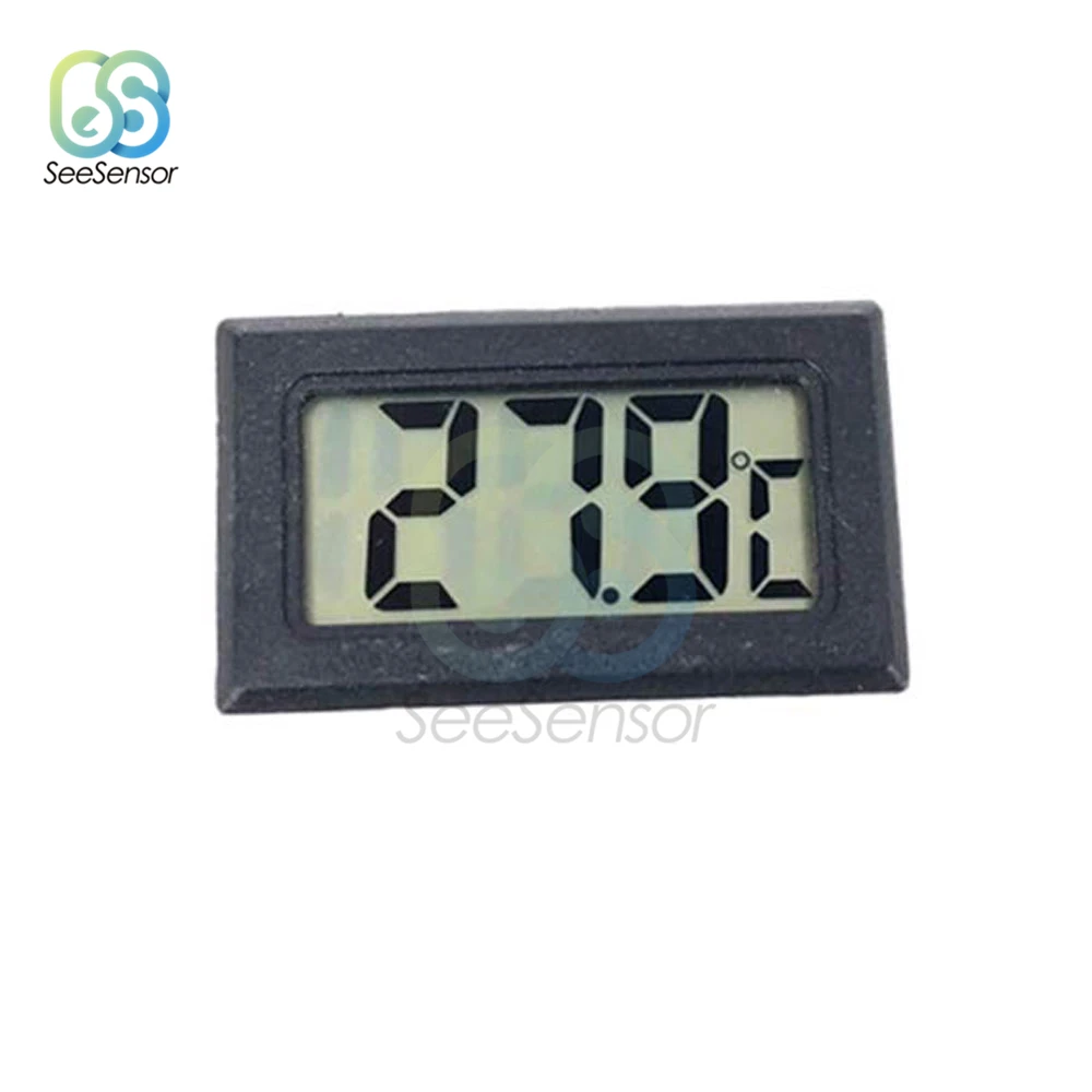 

Mini LCD Digital Thermometer for Freezer Indoor Convenient Temperature Meter Sensor Fridge Thermometer for Refrigerator Fridge
