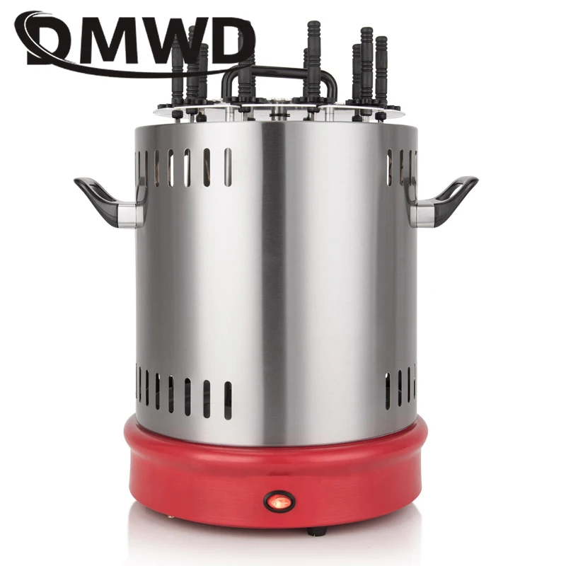 

Electric BBQ Kebab Grill Machine Automatic Rotating Barbecue Smokeless Oven Rotisserie Roast Domestic Lamb Skewers Heating Stove