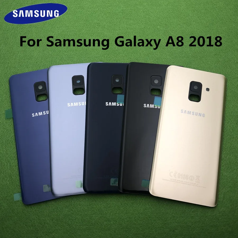 A8 задняя крышка батарейного отсека стеклянный корпус для Samsung Galaxy 2018 A530 SM A530F