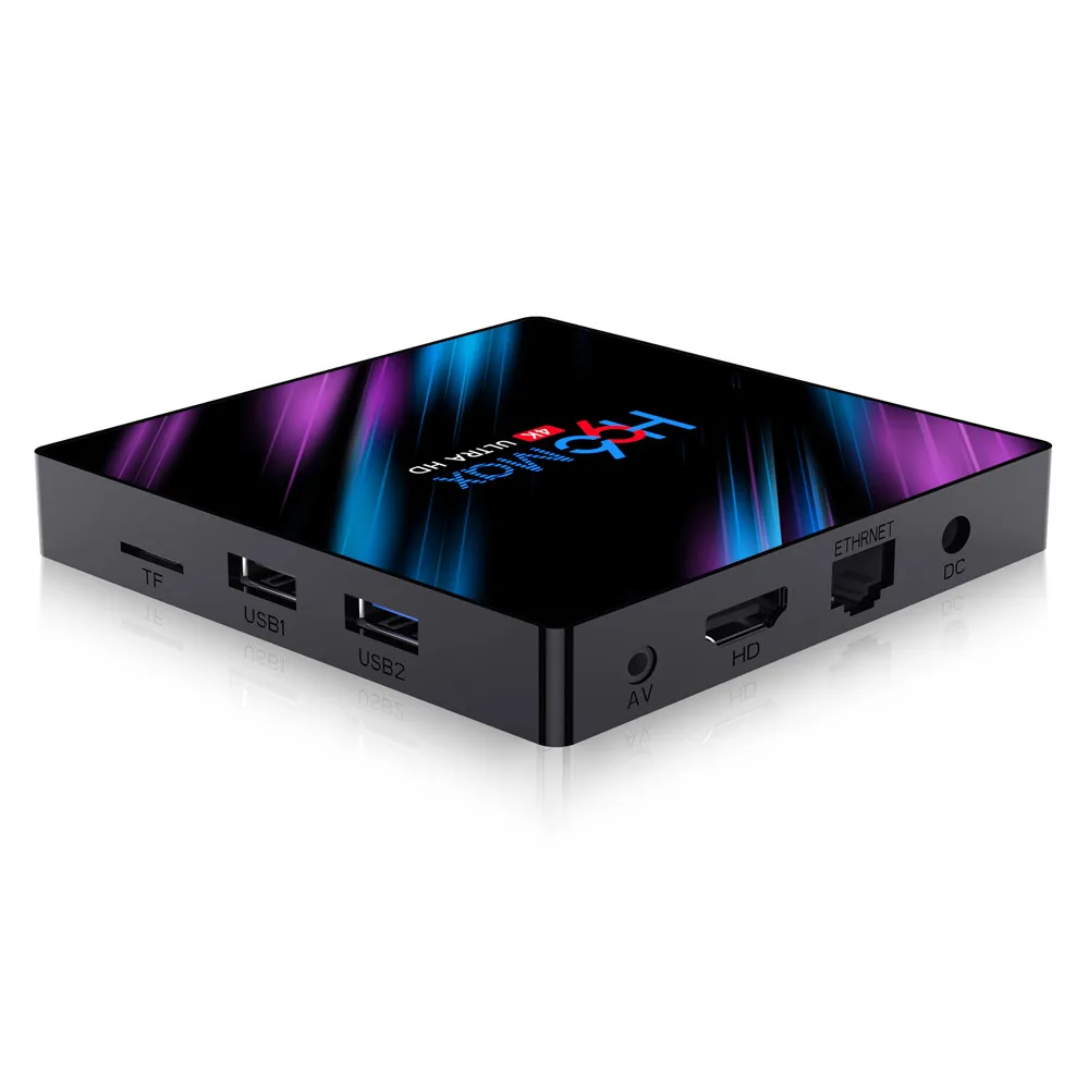 H96 MAX Smart TV Box Android 9.0 Wireless TV 4GB 32GB 64GB 4K USB IP TV Box Set Top Box WiFi Netflix Youtube Google Play Media