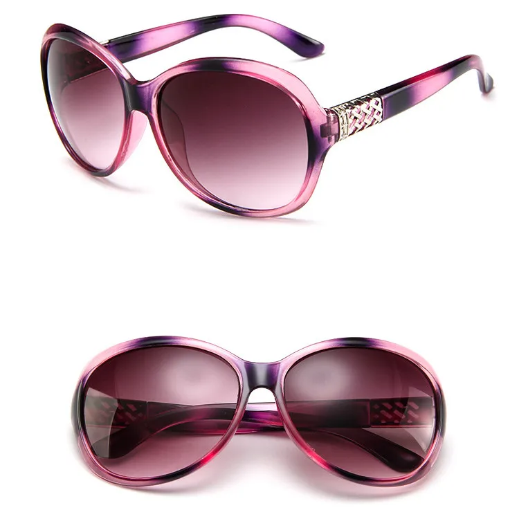 Psacss винтажные негабаритные солнцезащитные очки для женщин элегантные брендовые дизайнерские солнцезащитные очки женские зеркальные солнцезащитные очки - Цвет линз: ATGD9528-2