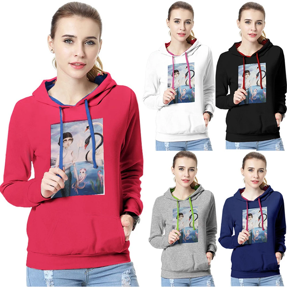 Winter Cartoon Women Sweatshirt Hoodies Pullover Solid Girls Causal Long Sleeve Slim Streetwear Hoody Sweatshirt Gift 2018 Winter Cartoon Women Sweatshirt Hoodies Pullover Solid Girls Causal Long Sleeve Slim Streetwear Hoody Sweatshirt Gift 2018