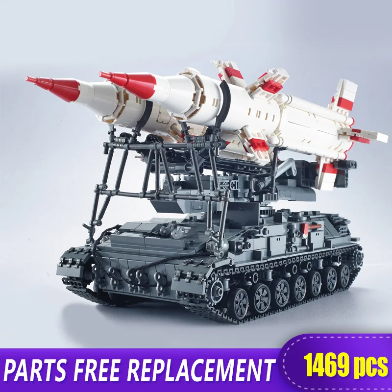 

Xingbao 06007 1469Pcs Military Series The SA-4 Ganef Set Building Blocks Bricks Children Educational Toys Model Birthday Gifts