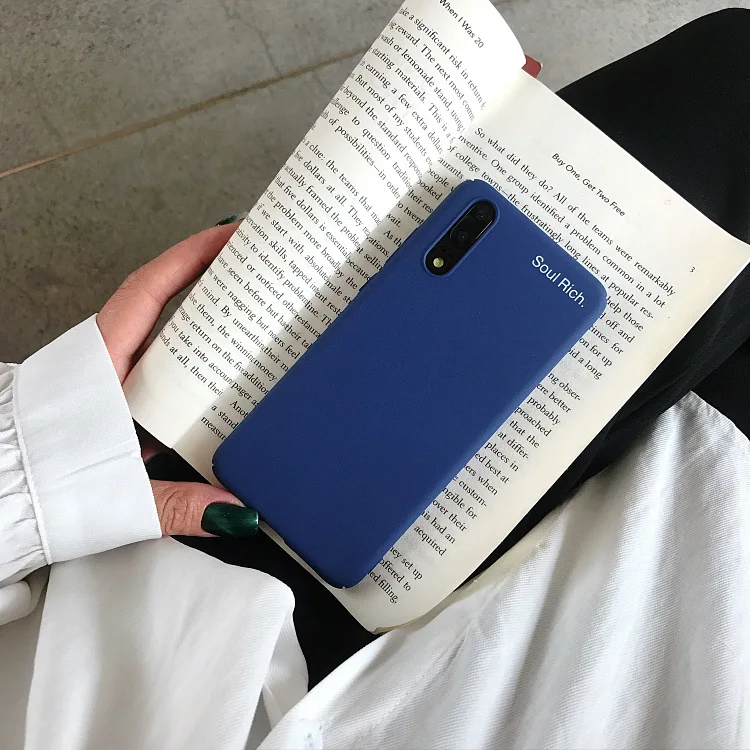 Роскошный Жесткий чехол с надписью для Xiaomi Mi 8 SE Rock матовый текстурой телефона 6 6X 5