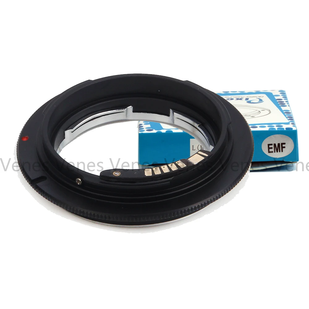 Venes для L/M-EOS Macro EMF AF Подтвердите адаптер Leica M объектив для Canon(D) SLR камера 4000D/2000D/6D II/200D/77D/5D IV/1300D/80D