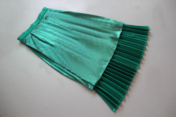 Сезон: весна–лето Лидер продаж Для женщин плиссированная юбка средней длины элегантный Высокая талия юбка WXH-143