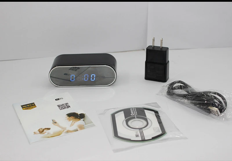 Z10 1080P ночное видение беспроводной Wi Fi электронные часы камера IP удаленно монитор