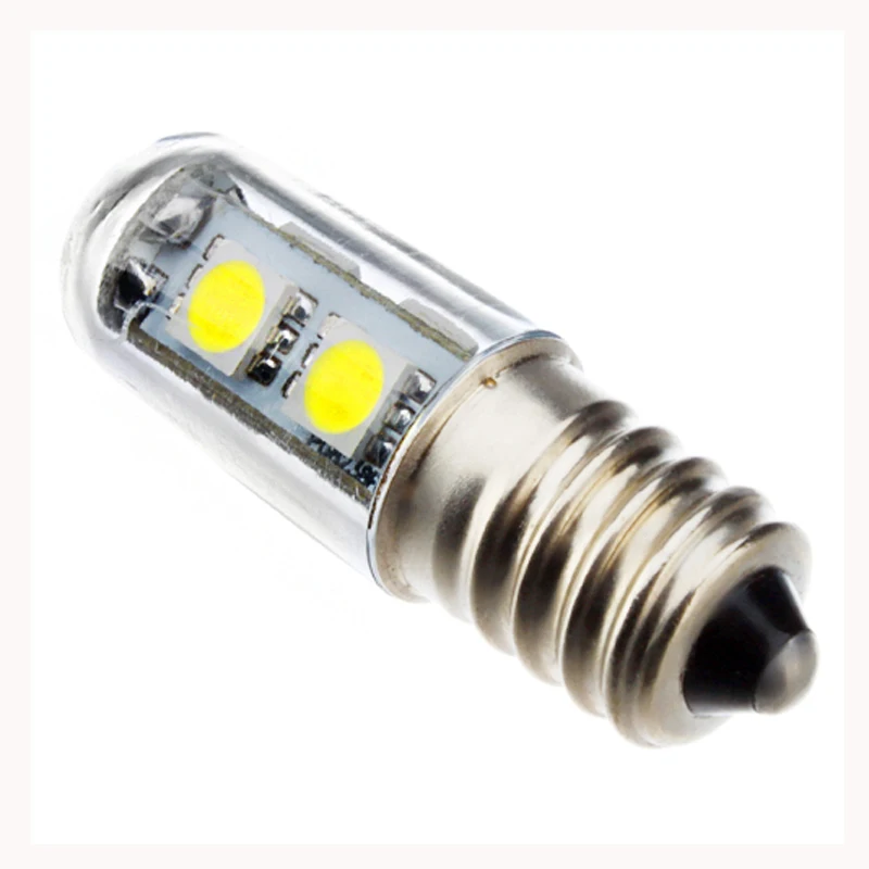 

3pcs E14 Screw Base LED Refrigerator Lamp 3W 220V AC 7 Leds SMD 5050 LED Bulb For Fridge White Warm White