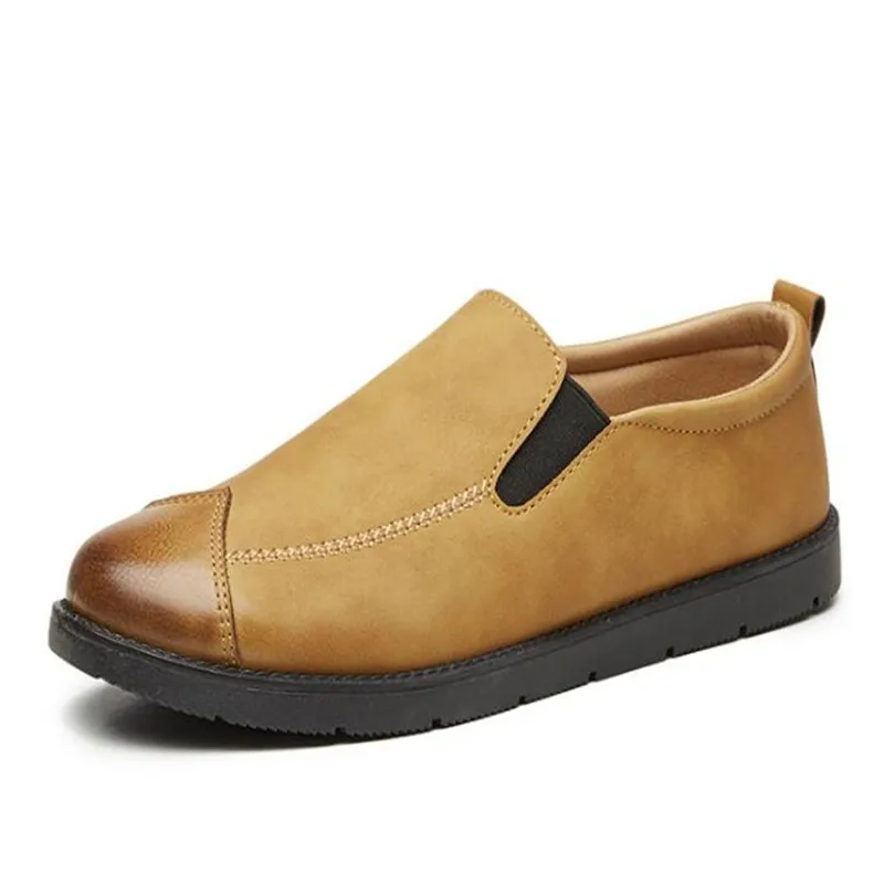

New 2019 Men's Driving Shoes Men Genuine Leather Loafers Shoes Fashion Handmade Soft Breathable Moccasins Flats Slipe On Shoes