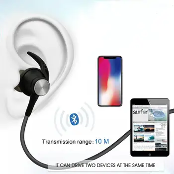 

Wireless Bluetooth For Phone Neckband Sports Earphone Auriculare CSR Bluetooth For All Phone