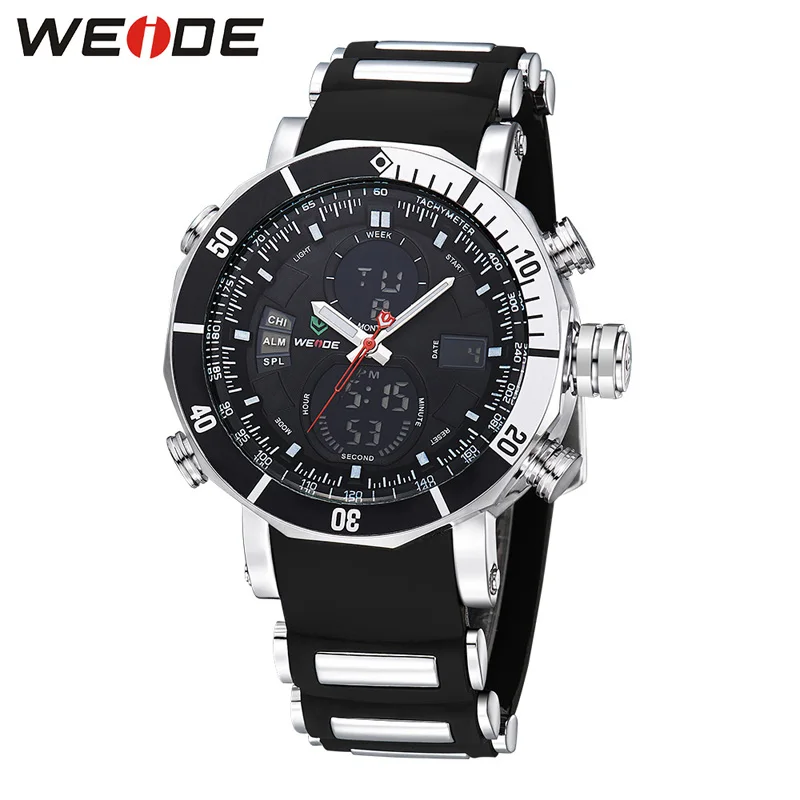 2018 WEIDE спортивные мужские цифровые часы светодиодные светодиодный стробоскоп