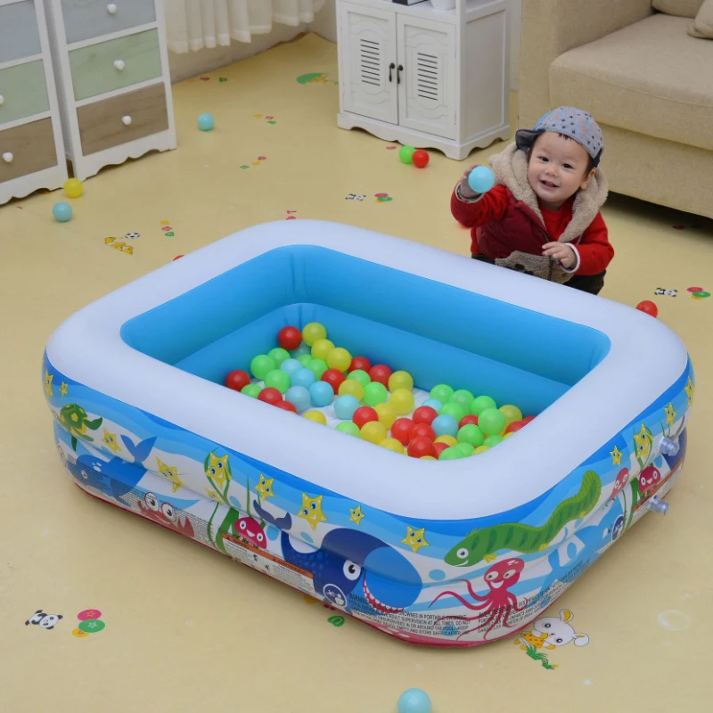 1,4~ 1,1 м детский бассейн для домашнего использования детский надувной бассейн большой размер надувной квадратный сохраняющий тепло детский надувной бассейн