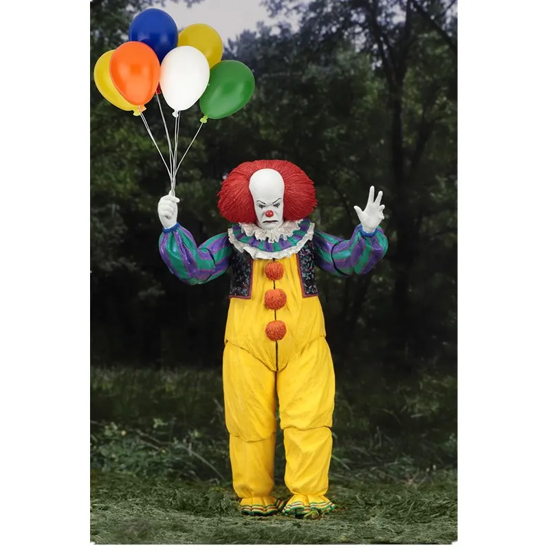 18 см NECA IT Pennywise Joker 1990 Stephen King It Clown PVC экшн фигурка Коллекционная модель игрушки для