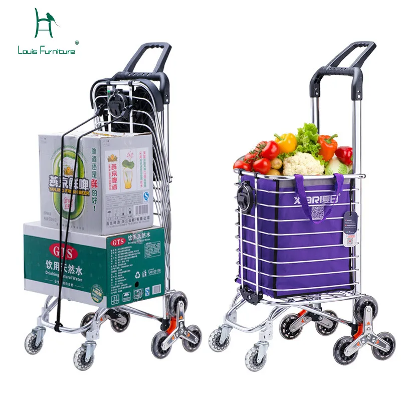 

Louis Fashion Trolleys Buy a Vegetable Pull a Cart Climb a Car Fold Pull Up the Stairs Together and the Old Man Can Take