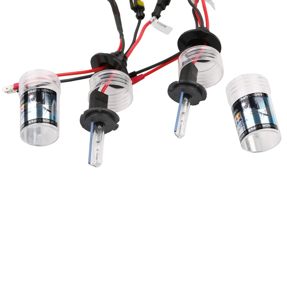 Car HID Xenon Slim Ballast Headlight Bulbs H3 8000K 55W Conversion Kits