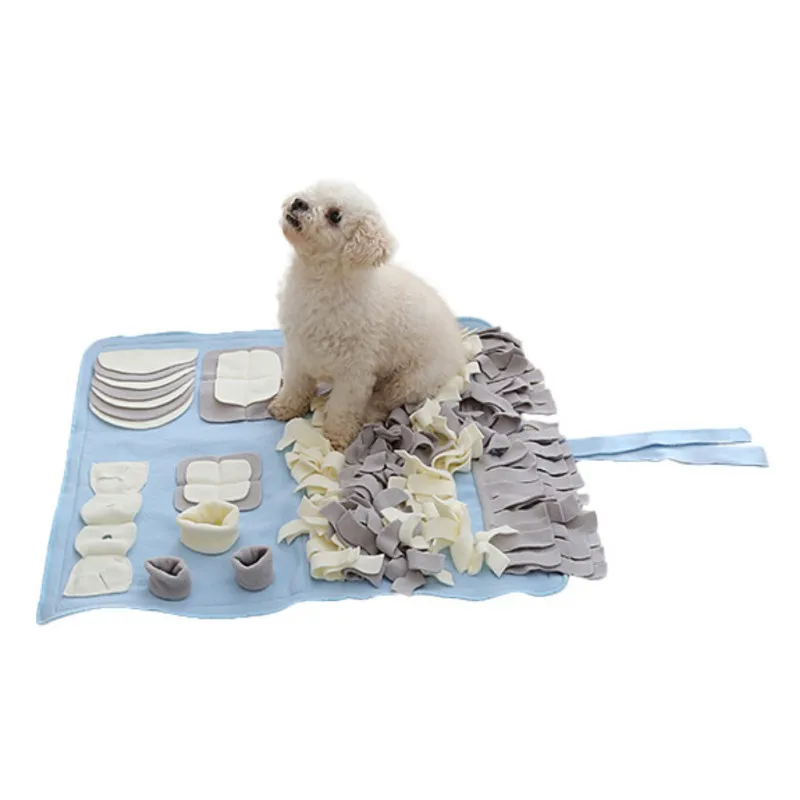 Pet Training Game Blanket High-grade Polar Fleece Kennel Doghouse Mat Pet Sniffing Blanket Training Supplies