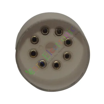 

Wholesale and retail 2pc 8pin Ceramic vacuum tube sockets base For 6N7 6N8 audio amplifier DIY parts free shipping