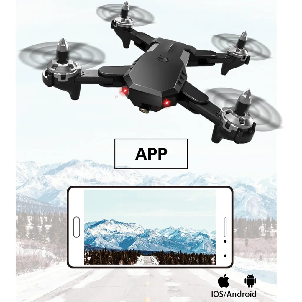 

HINST CS7 2.4Ghz FPV Wifi 1080P HD Camera Remote Control RC Quadcopte Selfie Drone Completely Solving Pilot Dec28