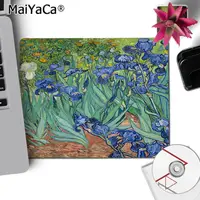 נייד משחקי MaiYaCa וינסנט ואן גוך. מחצלות עכבר מחשב משחקי ארט Starry Night פרח האסתטי מחשב נייד משחקי שטיחי העכבר עבור PC (5)