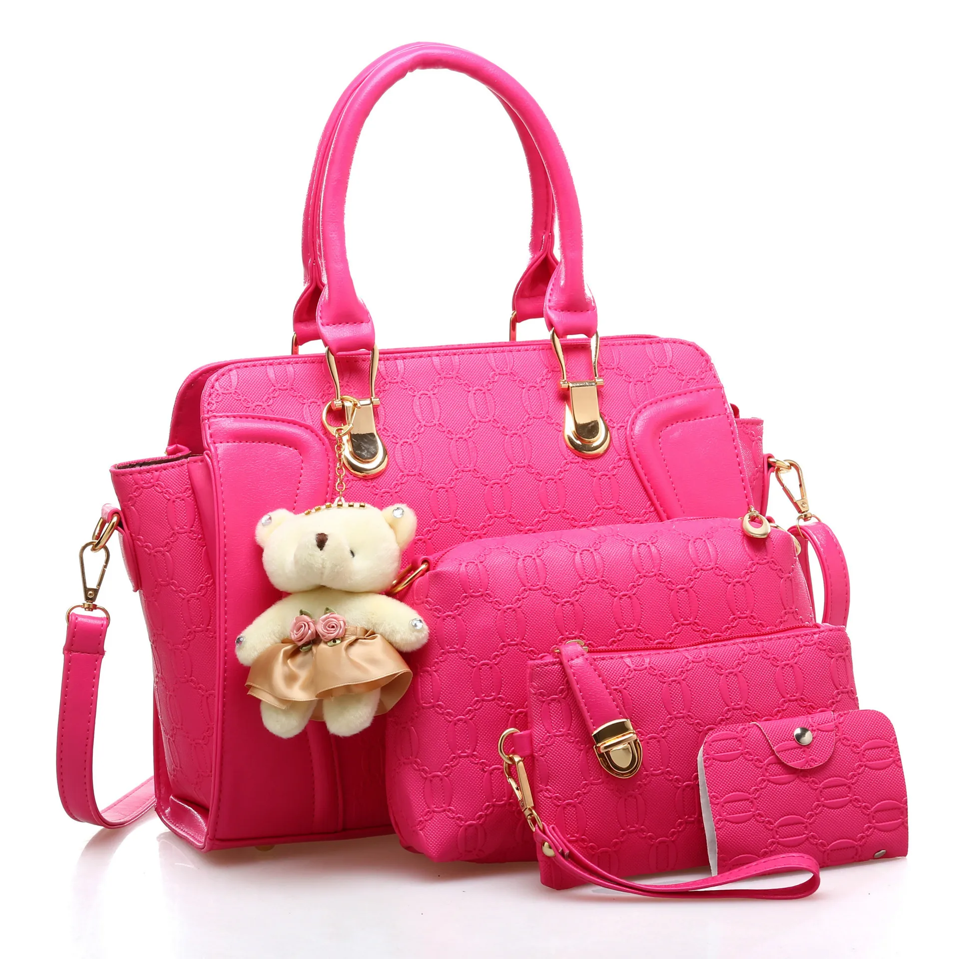 MINCH Women Handbags With Cute Bear Doll Brand New Design ...