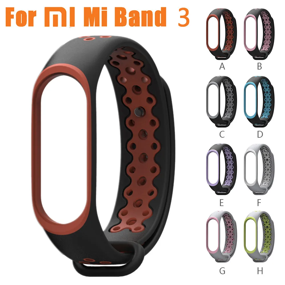 

Smartwatch Smart watch Strap Smartband Portable Replacement TPU Anti-off Wristband Sports Bracelet for Xiaomi Mi Band 3