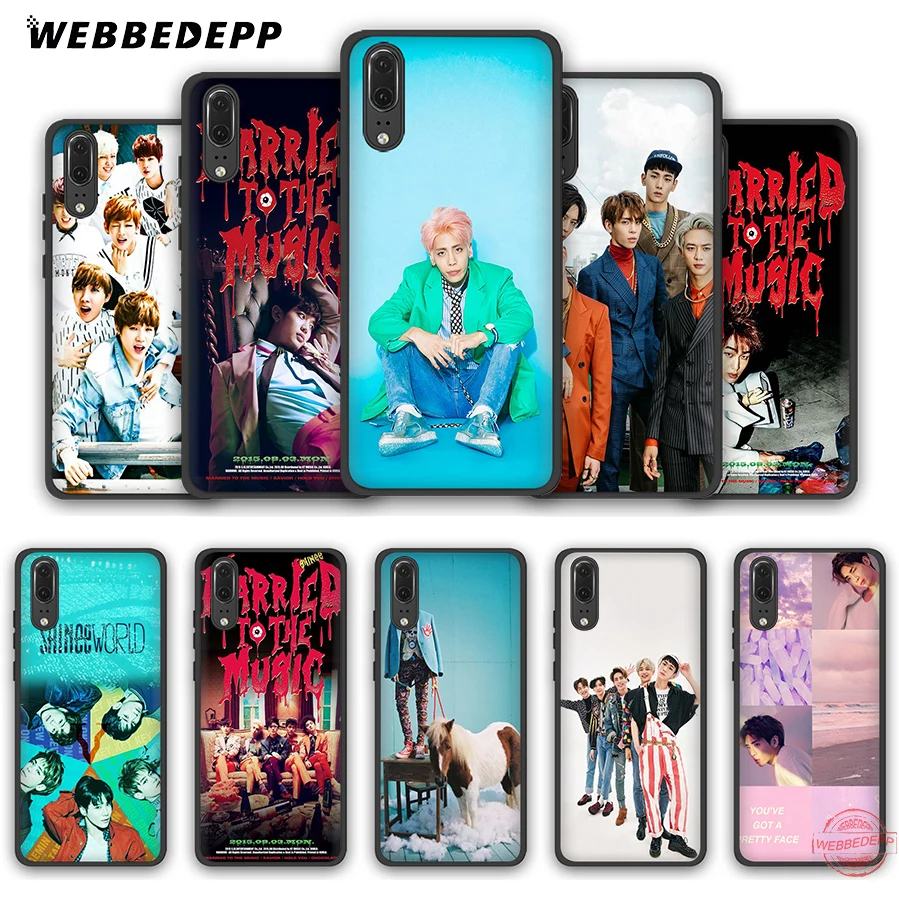 WEBBEDEPP SHINee KPOP Boy мягкий чехол для Huawei P8 P9 P10 P20 P30 Lite Pro 2017 2018 2019 | Мобильные телефоны и