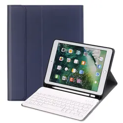 Умная беспроводная клавиатура-чехол для iPad 9,7 2018 2017 bluetooth-клавиатура для планшета чехол для iPad Air 2019 Pro 10,5 карандаш держатель