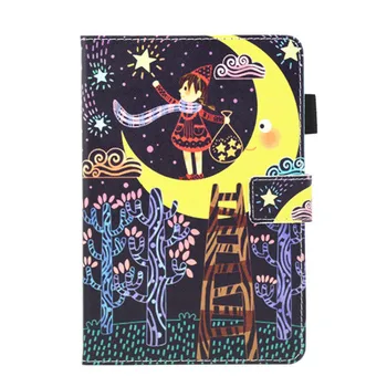 

For iPad Pro 9.7 2016 Tablet Case Flip Cover Stand Wallet With Card slot Design pineapple Unicorn Kitty For iPad 9.7 2017/2018