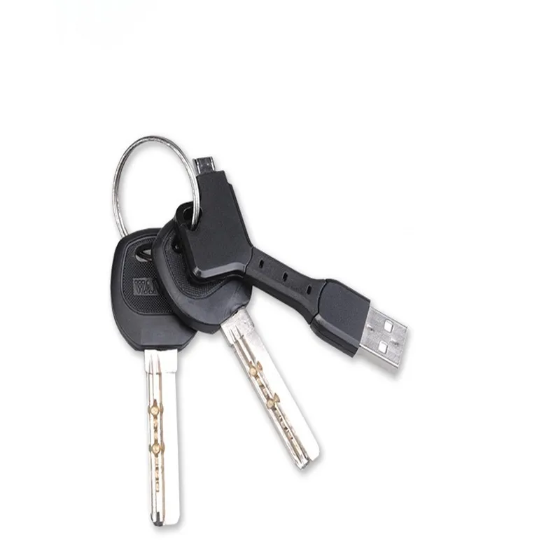 

MYCKET Portable Micro USB Cable For Samsung Xiaomi Huawei Android Mini KeyChain Sync Data Charge Cable