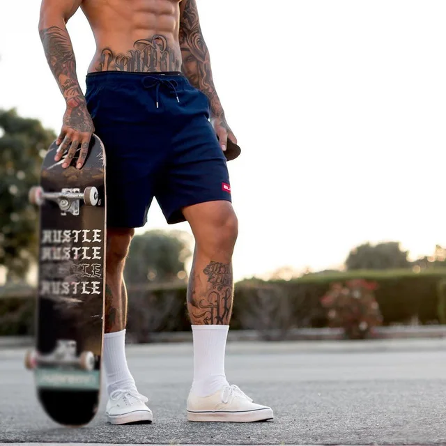

New gym overalls men's quick-drying sports shorts tide fitness shorts