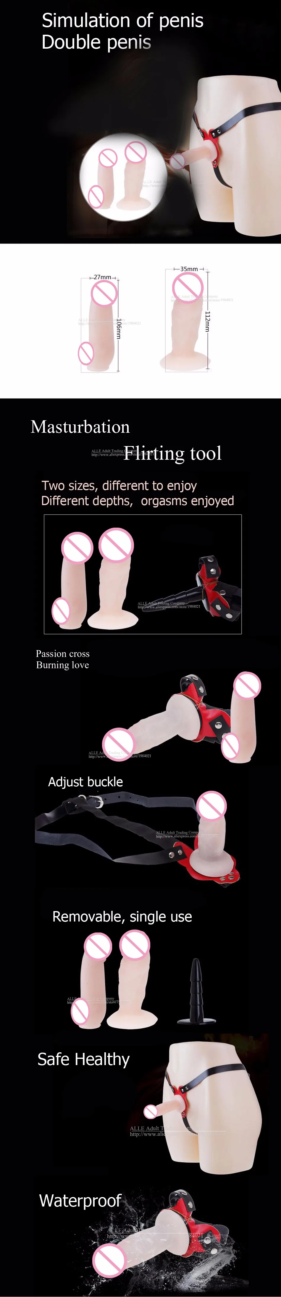 Sex Products Dildos Lesbian Strapon Double Stimulation Strap on Dildos Realistic Penis Sex Toys Anal Sex Toys For Woman Couples 6