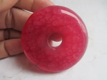 

2015 New Rich red Natural Grade Jadeite Necklaces Amulet pendant