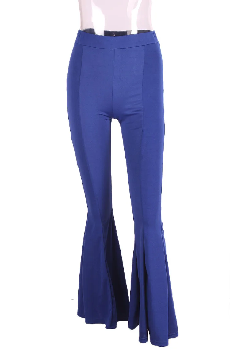 new fashion 2017 women pants elastic waist with high waist wide legs harem pants drawstring ladies casual trousers pantalones Pants