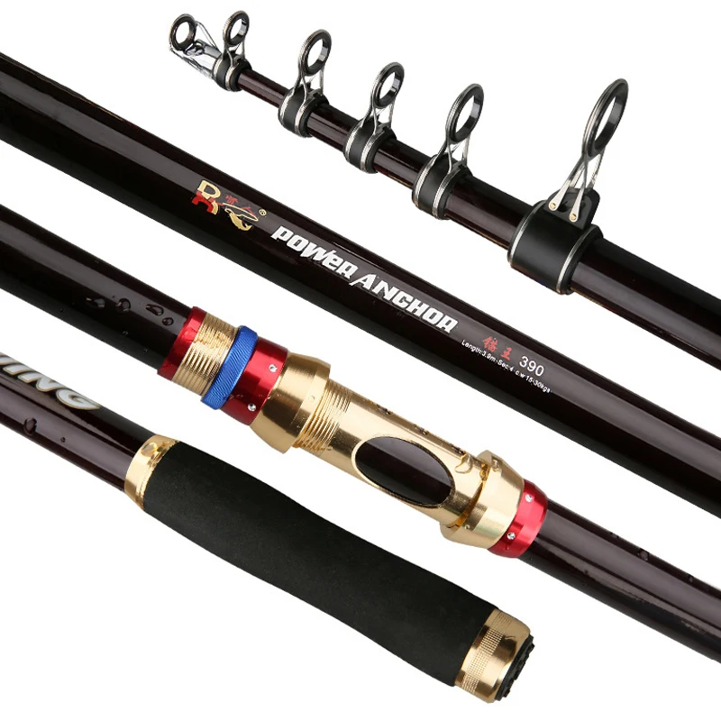 

A High Quality Carbon 99% Retractable Sea Fishing Rod Long Shot Lure Cast Rotating Throwing Winter Ice Fishing Rod Free Shipping