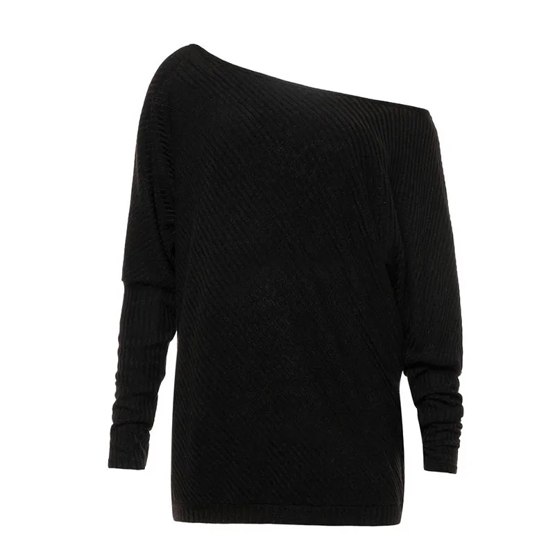 Women-Autumn-Winter-Loose-Long-Knitted-Sweater-Batwing-Sleeve-One-Shoulder-Loose-Sweater-Jumper-Fashion-Tops-Thin-Pullovers-TP0001 (18)