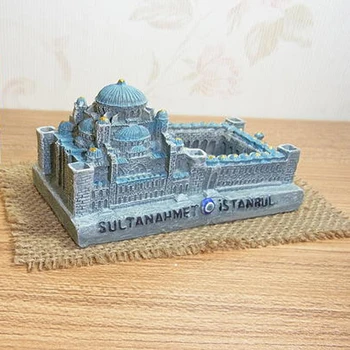 

Resin Crafts World Architecture European Style Castle Building Model Mini Villa Home Office Decoration