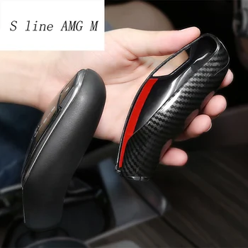 

Car Styling automatic speed gear shift knob head covers Stickers For BMW 5 7 series G30 G38 G11 G12 X3 G01 trim Auto Accessories