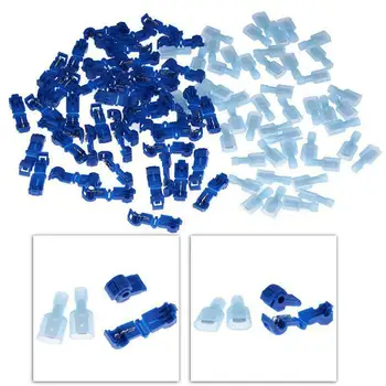 

100PCS Electrical Wire Connectors Terminals Crimp Terminal Scotch Lock Quick Splice KN2+MDFN2 Electrical Car Audio Kit