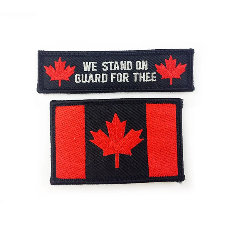 X.Sem Green Line Canada Flag Patch 2 Pack Tactical Patches Embroidery Morale Emblem X.Sem Green Line Canada Flag Patch 2 Pack Tactical Patches Embroidery Morale Emblem