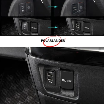 

Dual USB Charger 12V 2.1A USB Car Charger Socket Dashboard Cell Phone Charger for TOYOTA