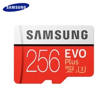 SAMSUNG Класс EVO+ слот для карт памяти Micro SD карты 256 ГБ оперативной памяти, 32 Гб встроенной памяти, 64 ГБ 128 ГБ SDHC/SDXC класса 10 C10 UHS TF карту Транс флеш-карты памяти Microsd карта