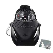 50 шт./лот макромолекула пластиковый светодиодный светильник цифровой компас Магнитная Сфера морская Военная электронная лодка для лодки автомобиля LC760