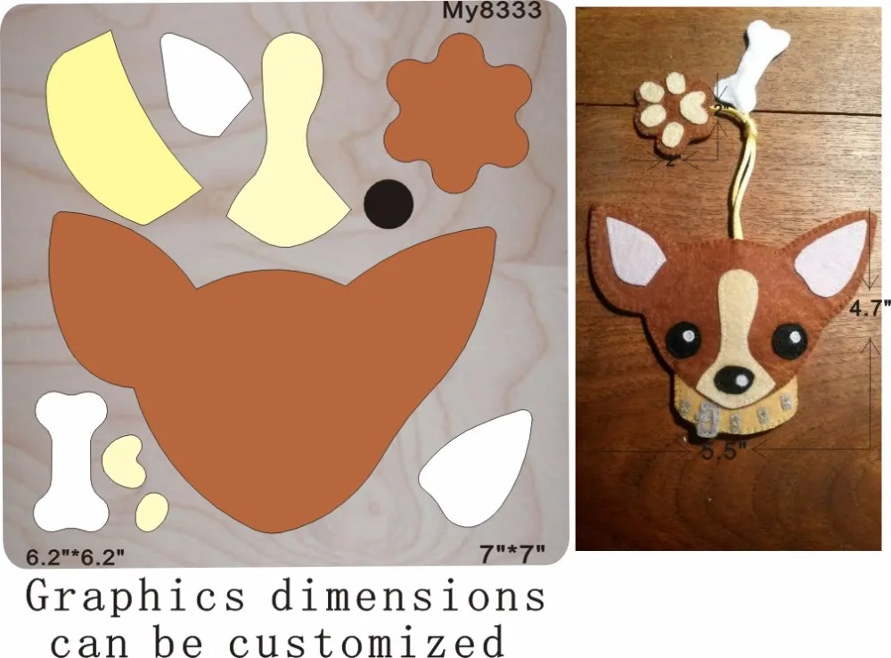 

A lovely puppy wood moulds die cut accessories wooden die Regola Acciaio Die Misura my