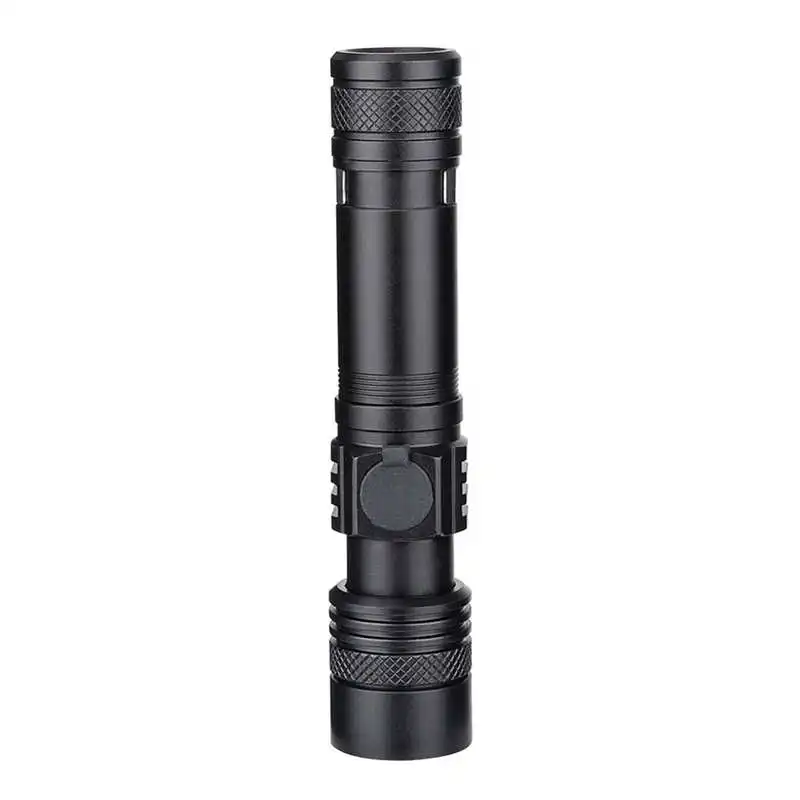 Super Bright XM-L T6 LED 3Modes Zoomable Flashlight Aluminum Torch led flashlight 18650 lanterna led t6 fanatic #3S26 (2)