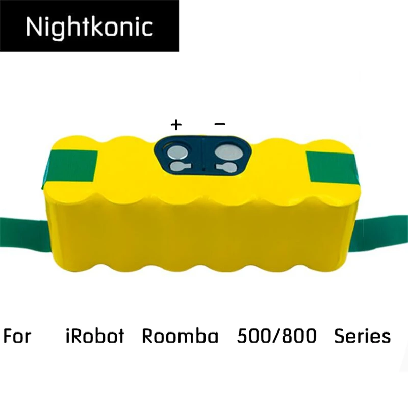 

Nightkonic 14.4V NI-MH 4900mAh Rechargeable Battery pack For iRobot Roomba 500 600 700 800 Series Vacuum Cleaner